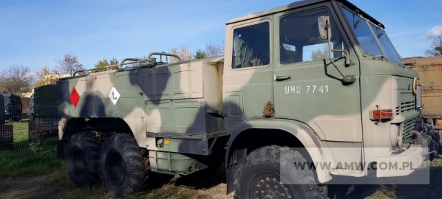 Cysterna paliwowa dystrybutor CD-5W na samochodzie STAR 266 